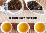 嫩茶怎样好玩 嫩茶怎么泡（嫩芽茶叶叫什么名字）